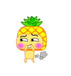 I am a pineapple.（個別スタンプ：5）