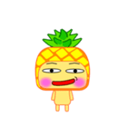 I am a pineapple.（個別スタンプ：10）