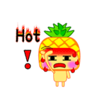 I am a pineapple.（個別スタンプ：17）