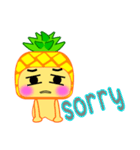 I am a pineapple.（個別スタンプ：23）