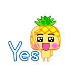 I am a pineapple.（個別スタンプ：25）