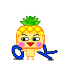 I am a pineapple.（個別スタンプ：37）