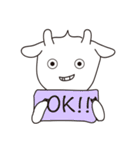 それいけ！ヤギんぬ。（個別スタンプ：1）