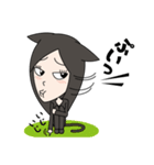 くろねこ女子（個別スタンプ：33）