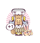 Duke Lion ＆ Funny Rabbit（個別スタンプ：1）