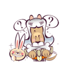Duke Lion ＆ Funny Rabbit（個別スタンプ：2）