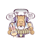Duke Lion ＆ Funny Rabbit（個別スタンプ：3）
