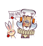 Duke Lion ＆ Funny Rabbit（個別スタンプ：15）
