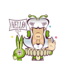 Duke Lion ＆ Funny Rabbit（個別スタンプ：16）