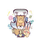 Duke Lion ＆ Funny Rabbit（個別スタンプ：32）