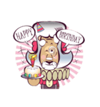Duke Lion ＆ Funny Rabbit（個別スタンプ：40）