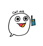 ふきだしおばけの130くん（個別スタンプ：1）