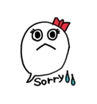 ふきだしおばけの130くん（個別スタンプ：24）