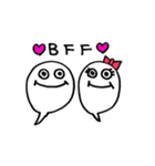 ふきだしおばけの130くん（個別スタンプ：37）