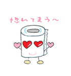トイレットペーパーちゃんの日常（個別スタンプ：32）