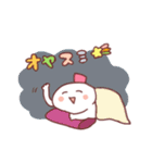 仲良し雪だるま（個別スタンプ：4）