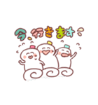 仲良し雪だるま（個別スタンプ：5）