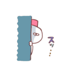 仲良し雪だるま（個別スタンプ：16）