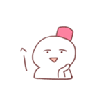 仲良し雪だるま（個別スタンプ：35）