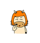 馬の男 ！ (日常生活の記事)（個別スタンプ：4）