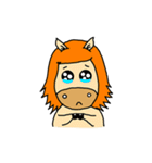 馬の男 ！ (日常生活の記事)（個別スタンプ：10）