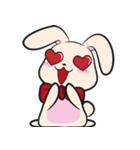 幸せラビット（個別スタンプ：1）