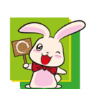 幸せラビット（個別スタンプ：13）