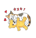 ねこねこにゃんこスタンプ（個別スタンプ：32）