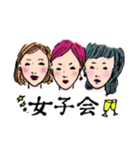 colorful sticker for girls（個別スタンプ：5）