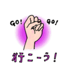 colorful sticker for girls（個別スタンプ：7）
