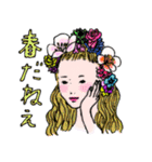 colorful sticker for girls（個別スタンプ：10）