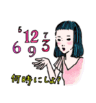 colorful sticker for girls（個別スタンプ：14）