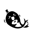 Whale gentleman（個別スタンプ：12）