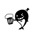 Whale gentleman（個別スタンプ：15）