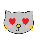 愛着が湧いてくる猫。（個別スタンプ：9）