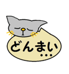 愛着が湧いてくる猫。（個別スタンプ：24）