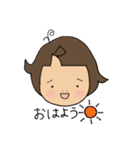 スミレとモコ（個別スタンプ：1）