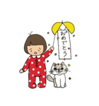 スミレとモコ（個別スタンプ：9）