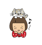 スミレとモコ（個別スタンプ：40）