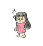 基本わらってるかないてるみくちゃん（個別スタンプ：5）