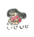 基本わらってるかないてるみくちゃん（個別スタンプ：14）