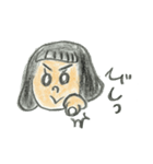 基本わらってるかないてるみくちゃん（個別スタンプ：34）