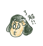 基本わらってるかないてるみくちゃん（個別スタンプ：37）