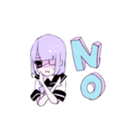 ♡. ゆめかわな女の子たち（個別スタンプ：4）