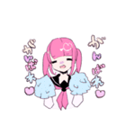 ♡. ゆめかわな女の子たち（個別スタンプ：16）