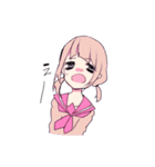 ♡. ゆめかわな女の子たち（個別スタンプ：21）