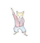 dancing with cat（個別スタンプ：9）