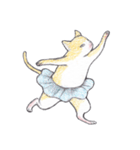 dancing with cat（個別スタンプ：11）