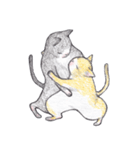 dancing with cat（個別スタンプ：34）