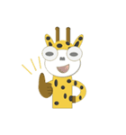 Big eyes giraffe LULU（個別スタンプ：4）